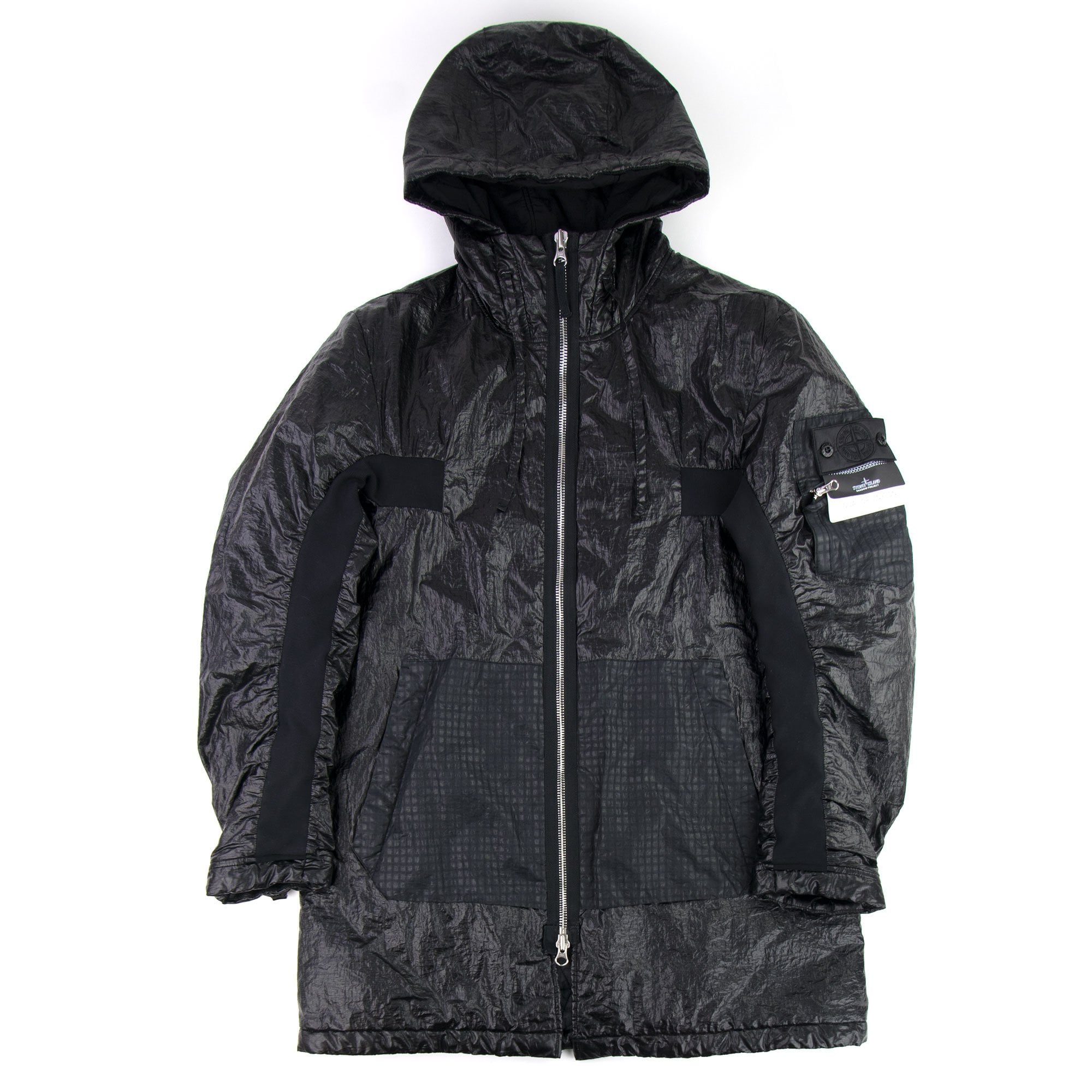 Stone Island Shadow Project 40203 Dual Grid Contour Parka Black V0029