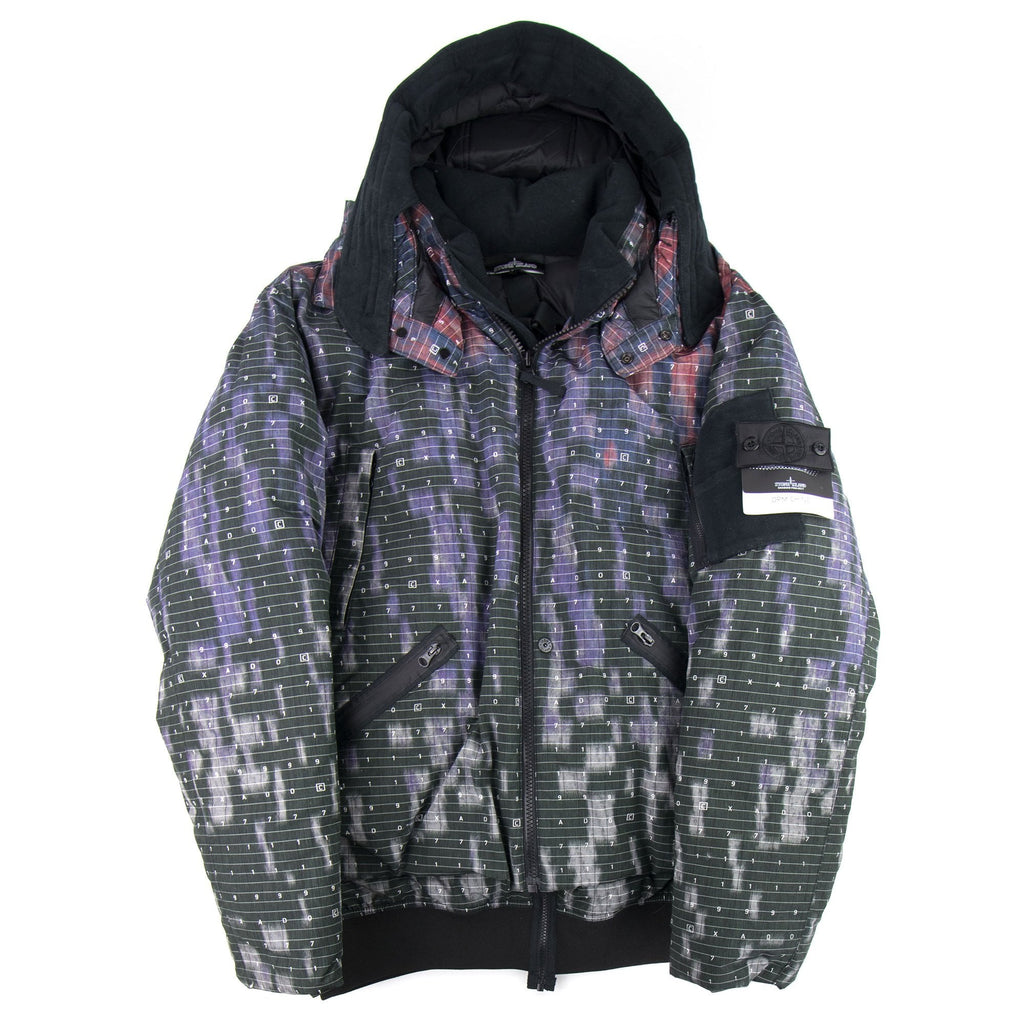 Stone Island Shadow Project 40412 Dpm Chine Funnel Hood Parka Black V0029