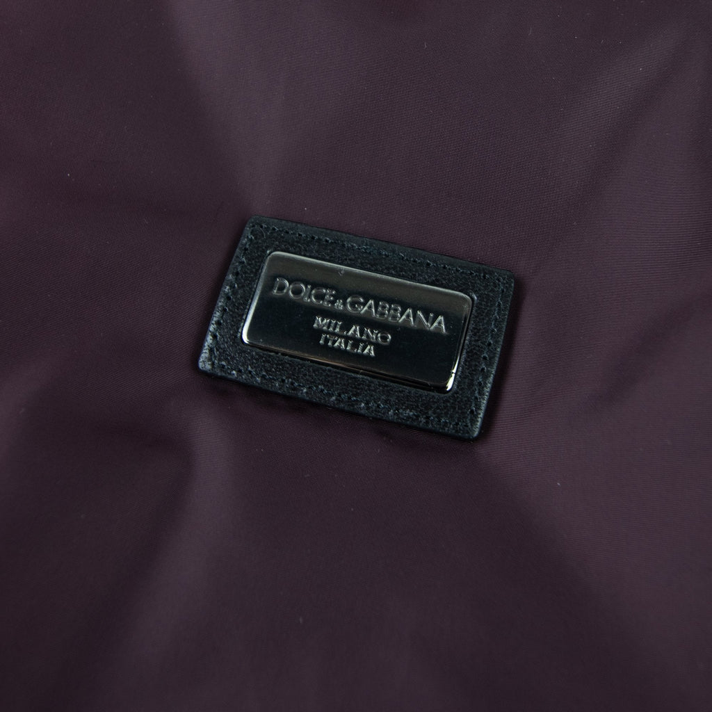 Dolce & Gabbana Classic Bomber Jacket Burgundy