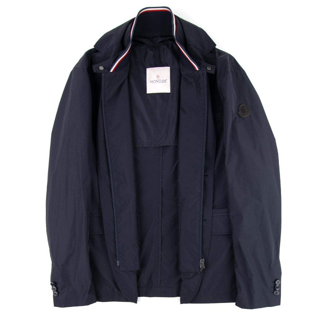 Moncler Mayenne Blazer Jacket Navy Blue 742