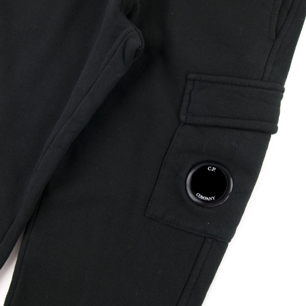 C.P. Company Undersixteen Lens Fleece Sweatpants Black 999