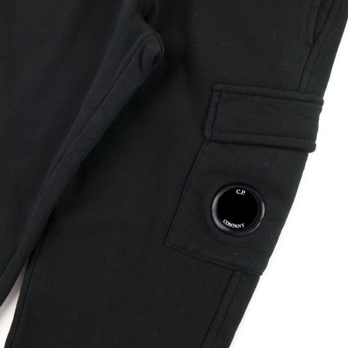 C.P. Company Undersixteen Lens Fleece Sweatpants Black 999