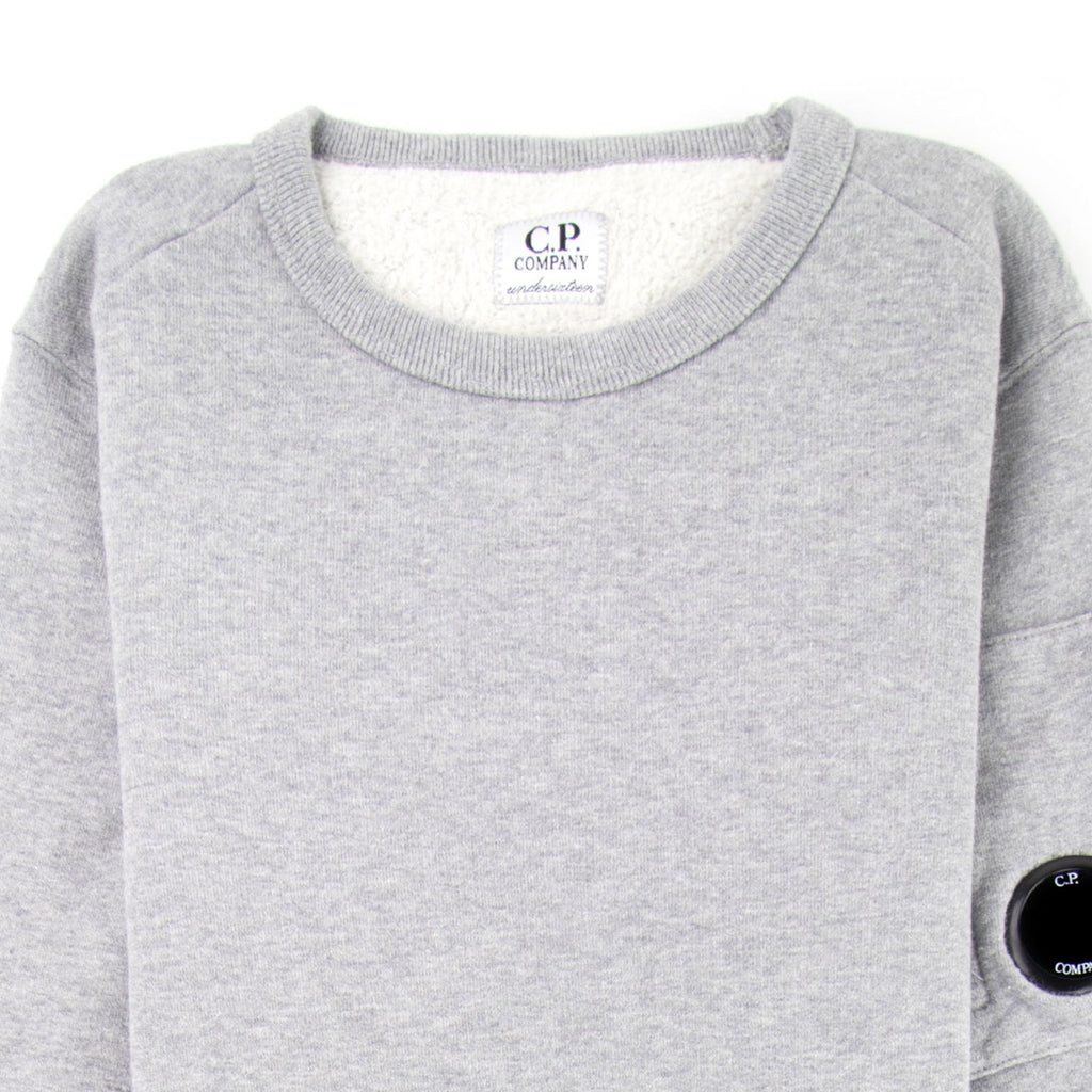 C.P. Company Undersixteen Lens Fleece Sweatshirt Grey M93