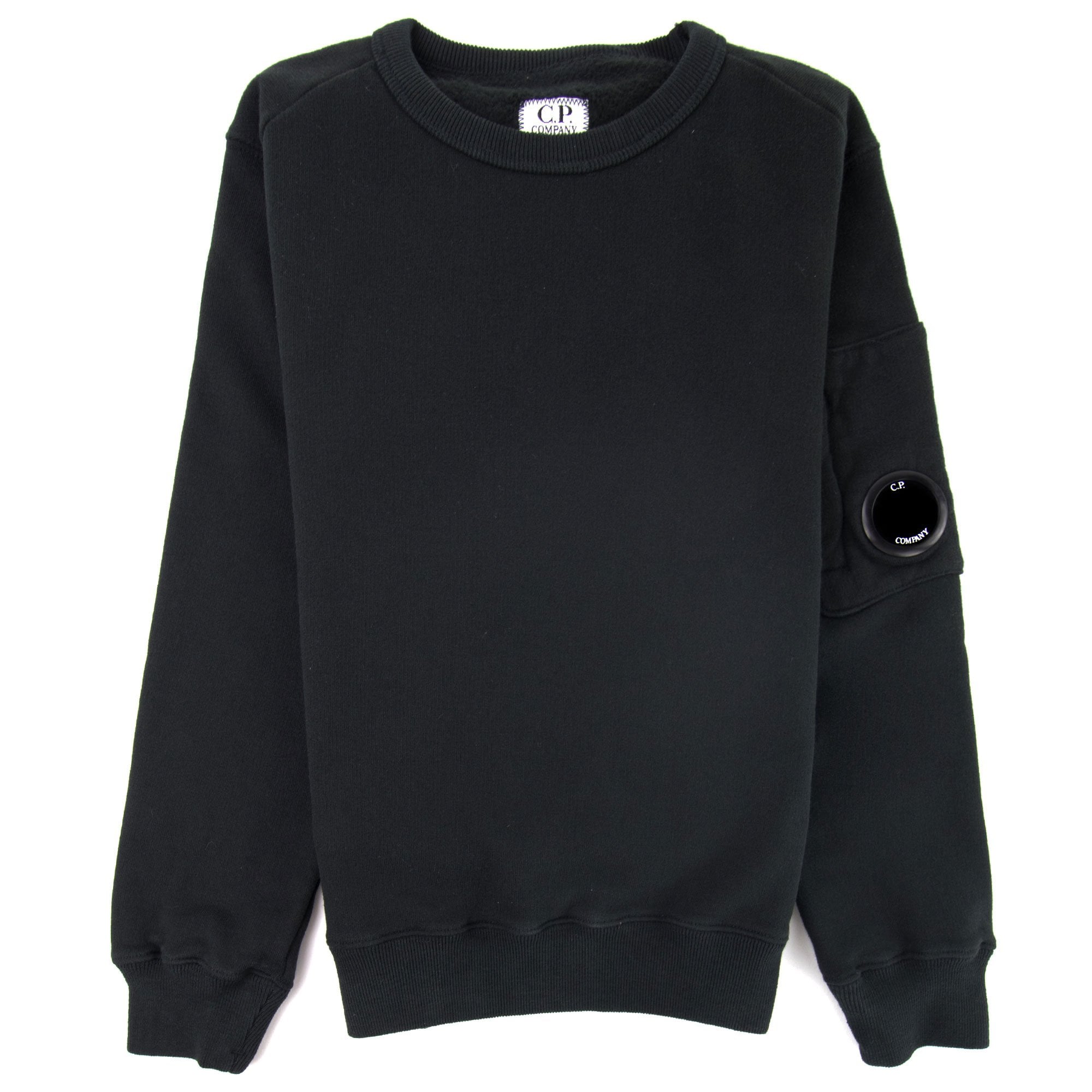 C.P. Company Undersixteen Lens Fleece Sweatshirt Black 999