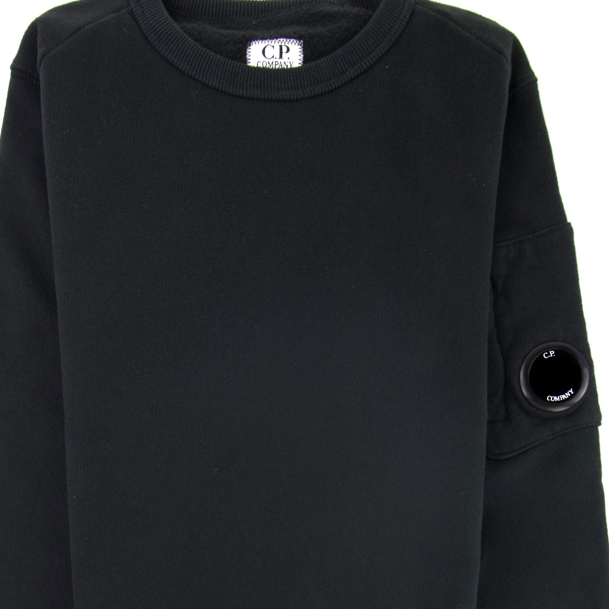 C.P. Company Undersixteen Lens Fleece Sweatshirt Black 999