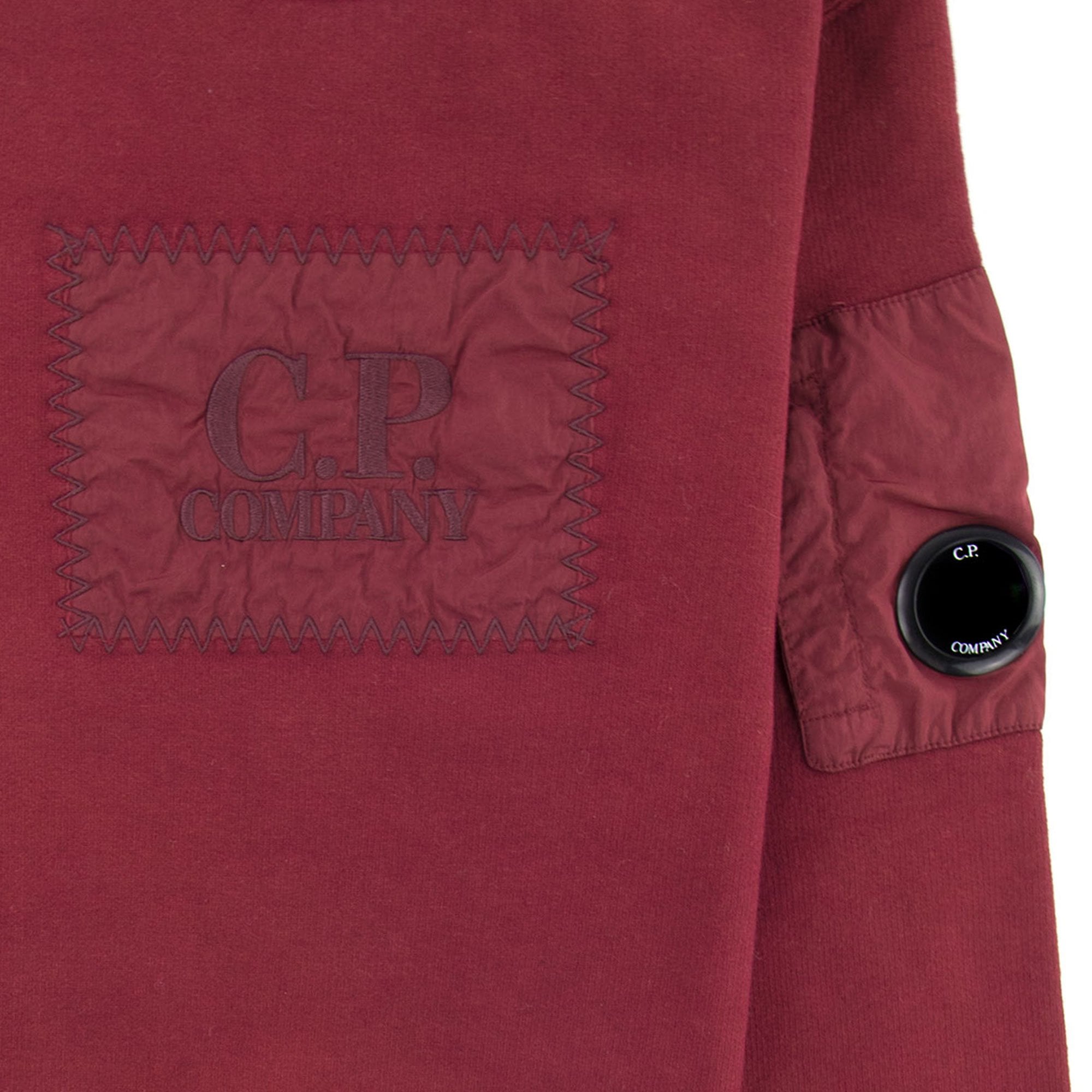 C.P. Company Undersixteen Lens Fleece Patch Sweatshirt Scooter 576