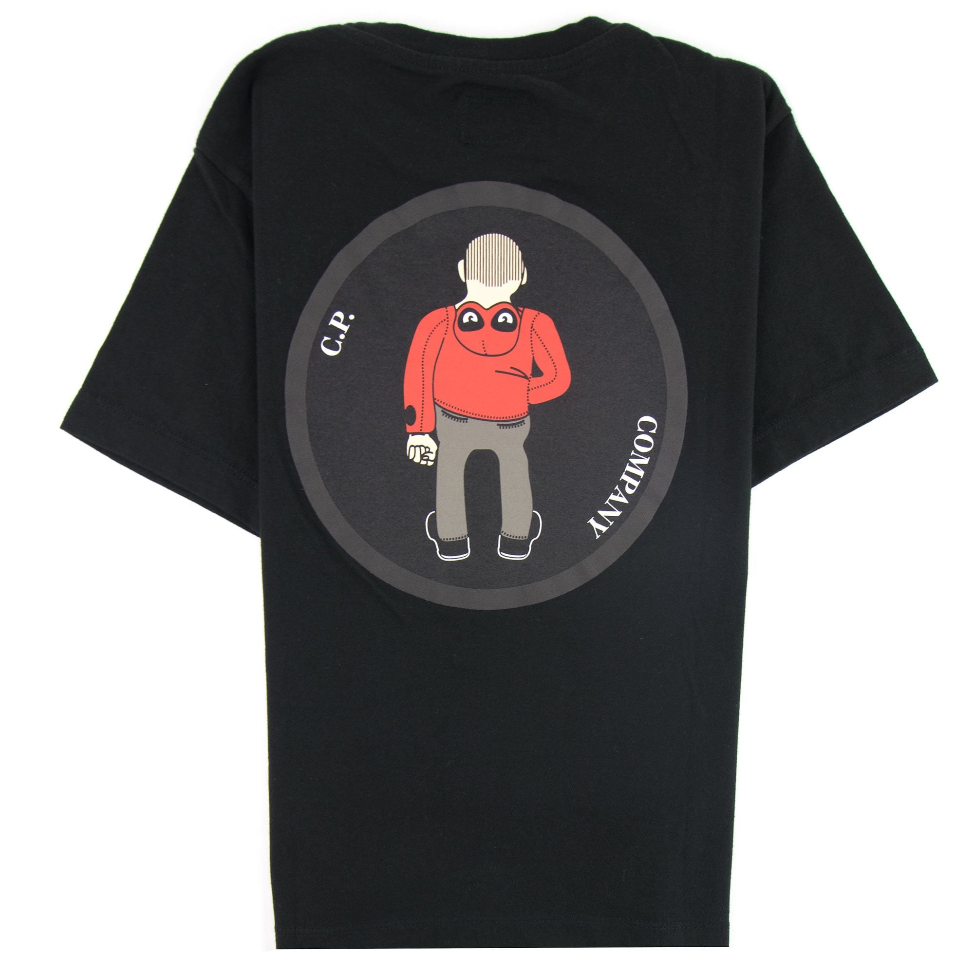 CP Company Undersixteen Comics & Cars Back Logo Tee Black 999