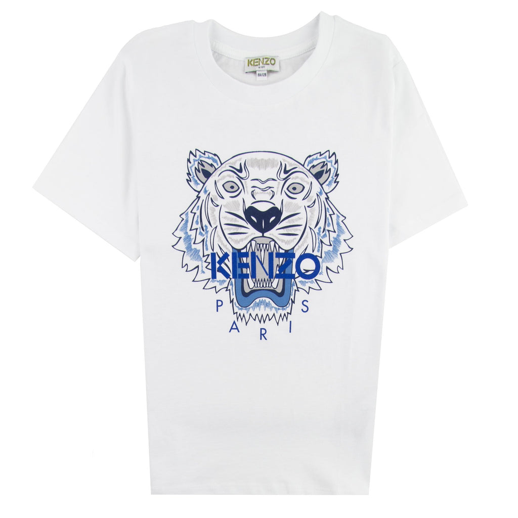 Kenzo Kids Tiger T-shirt White
