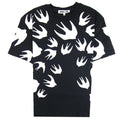 MCQ By Alexander McQueen Signature Swallow T-shirt Black 1000