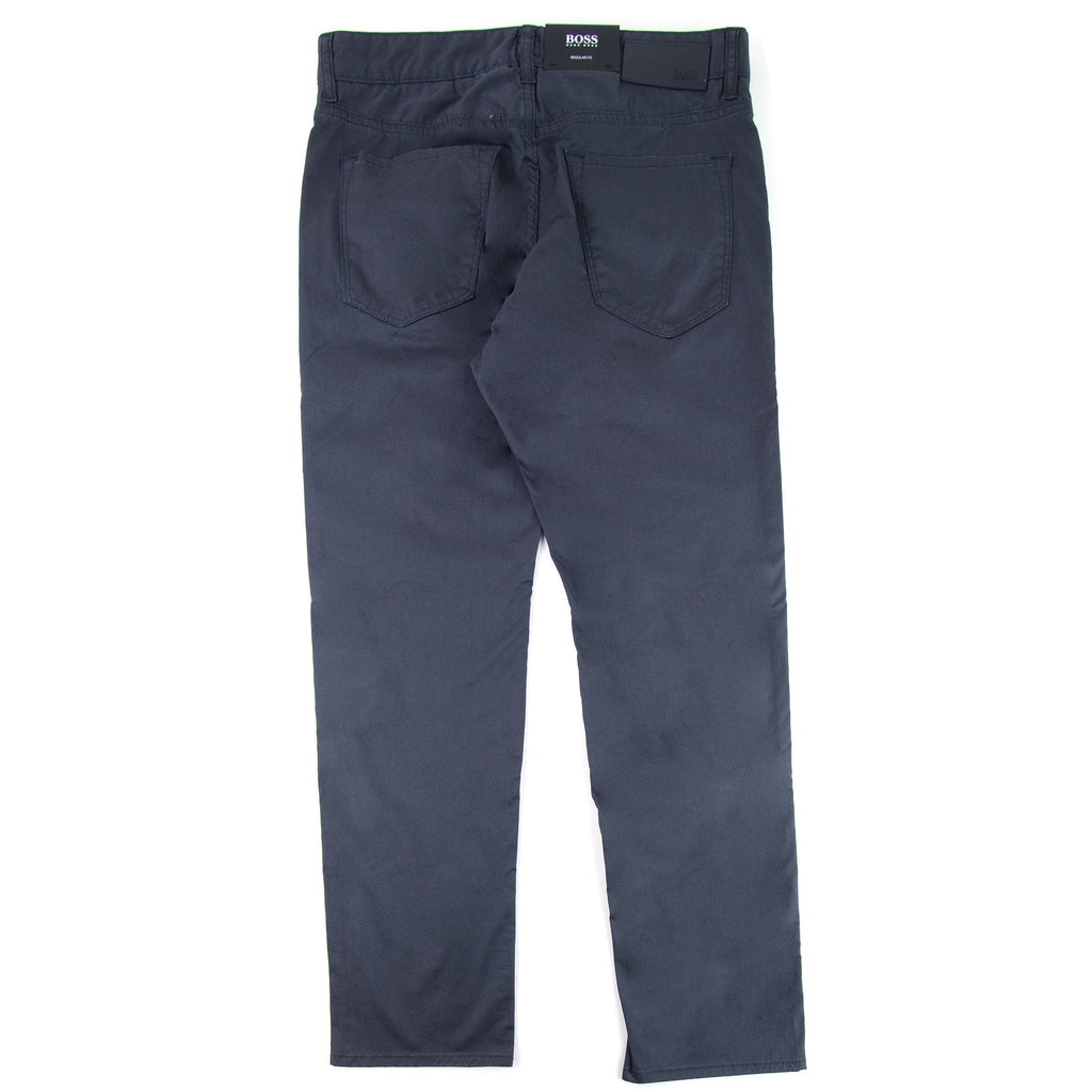 Hugo Boss Regular-fit Jeans In Washed Stretch Denim Dark Blue 402