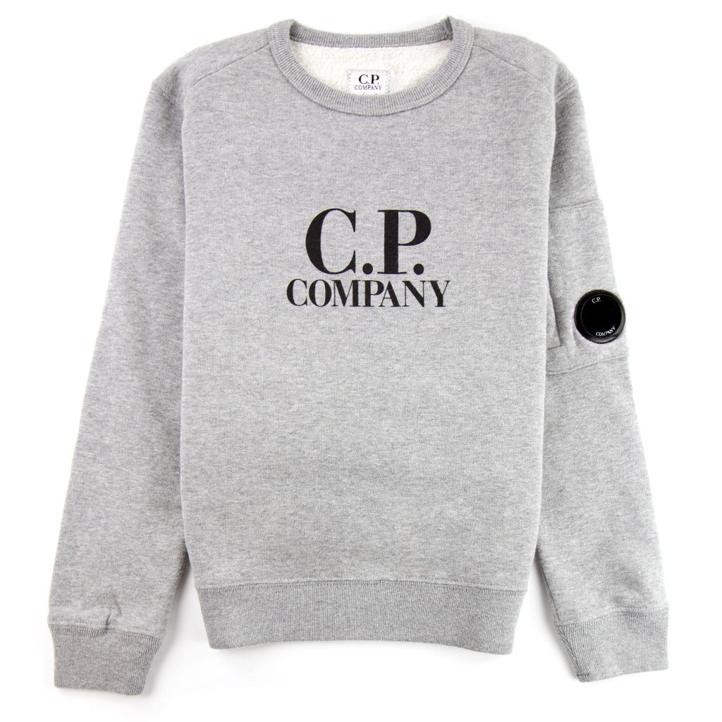 CP Company Undersixteen Basic Lens Crewneck Sweatshirt Grey M93