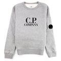 CP Company Undersixteen Basic Lens Crewneck Sweatshirt Grey M93