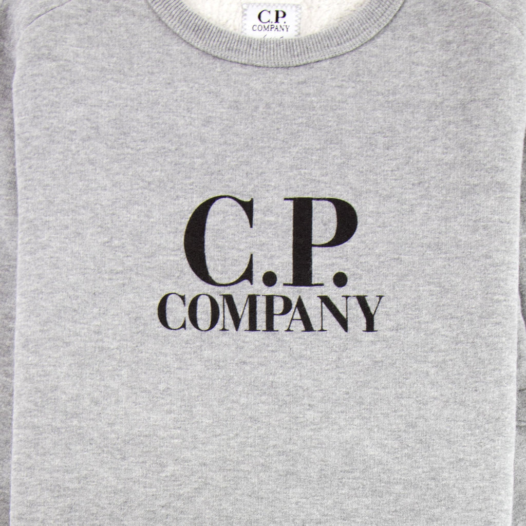 CP Company Undersixteen Basic Lens Crewneck Sweatshirt Grey M93