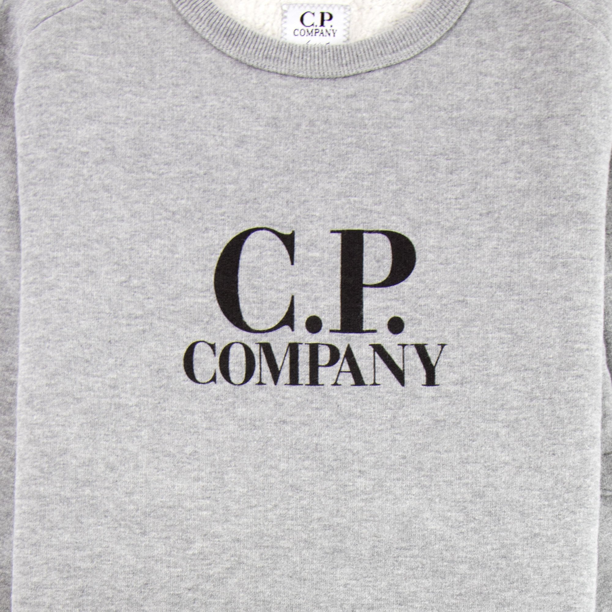CP Company Undersixteen Basic Lens Crewneck Sweatshirt Grey M93