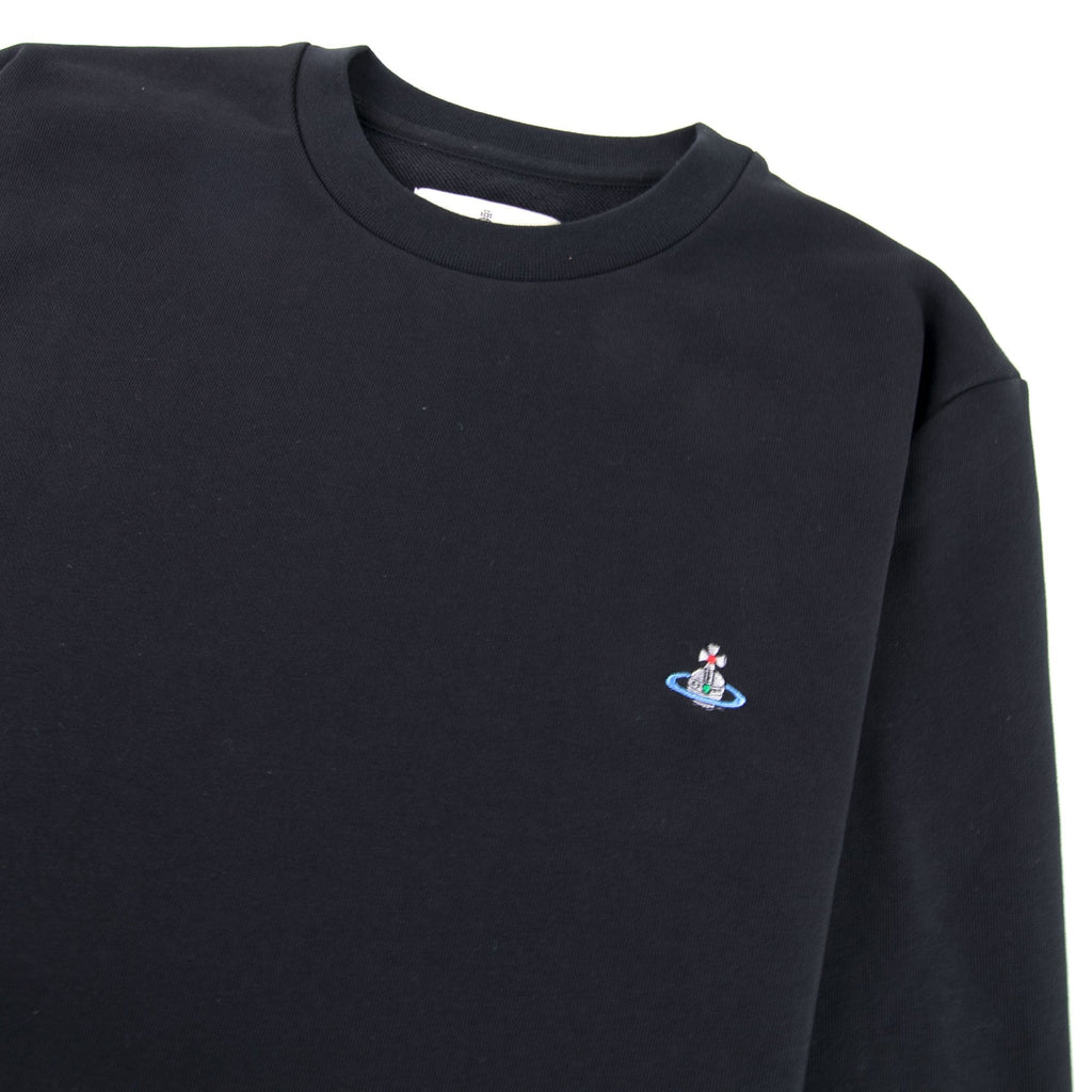 Vivienne Westwood Roundneck Logo Sweatshirt Black