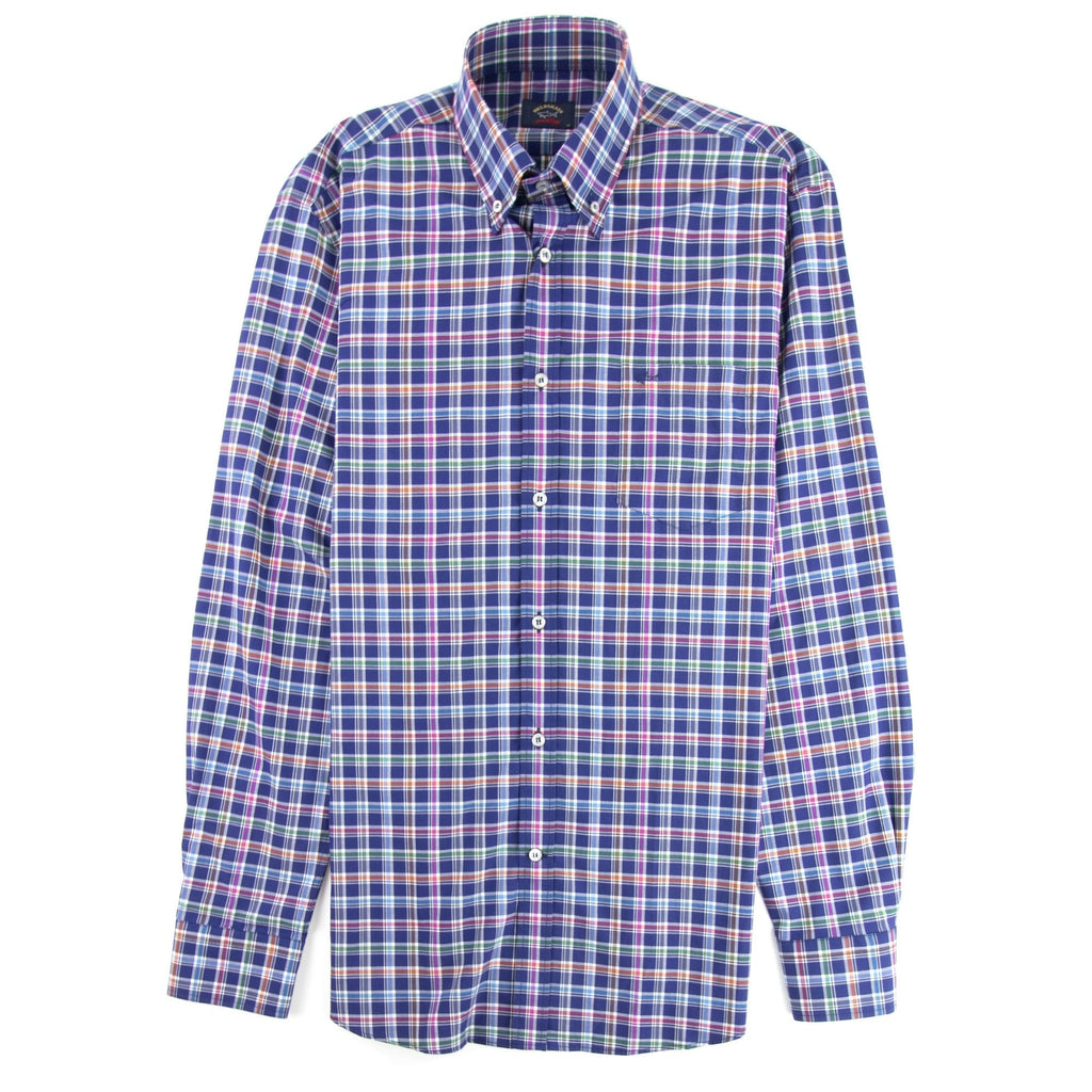 Paul And Shark Button-down Plaid Shirt Multi
