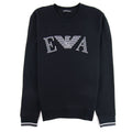 Emporio Armani Logo Print Sweatshirt Black