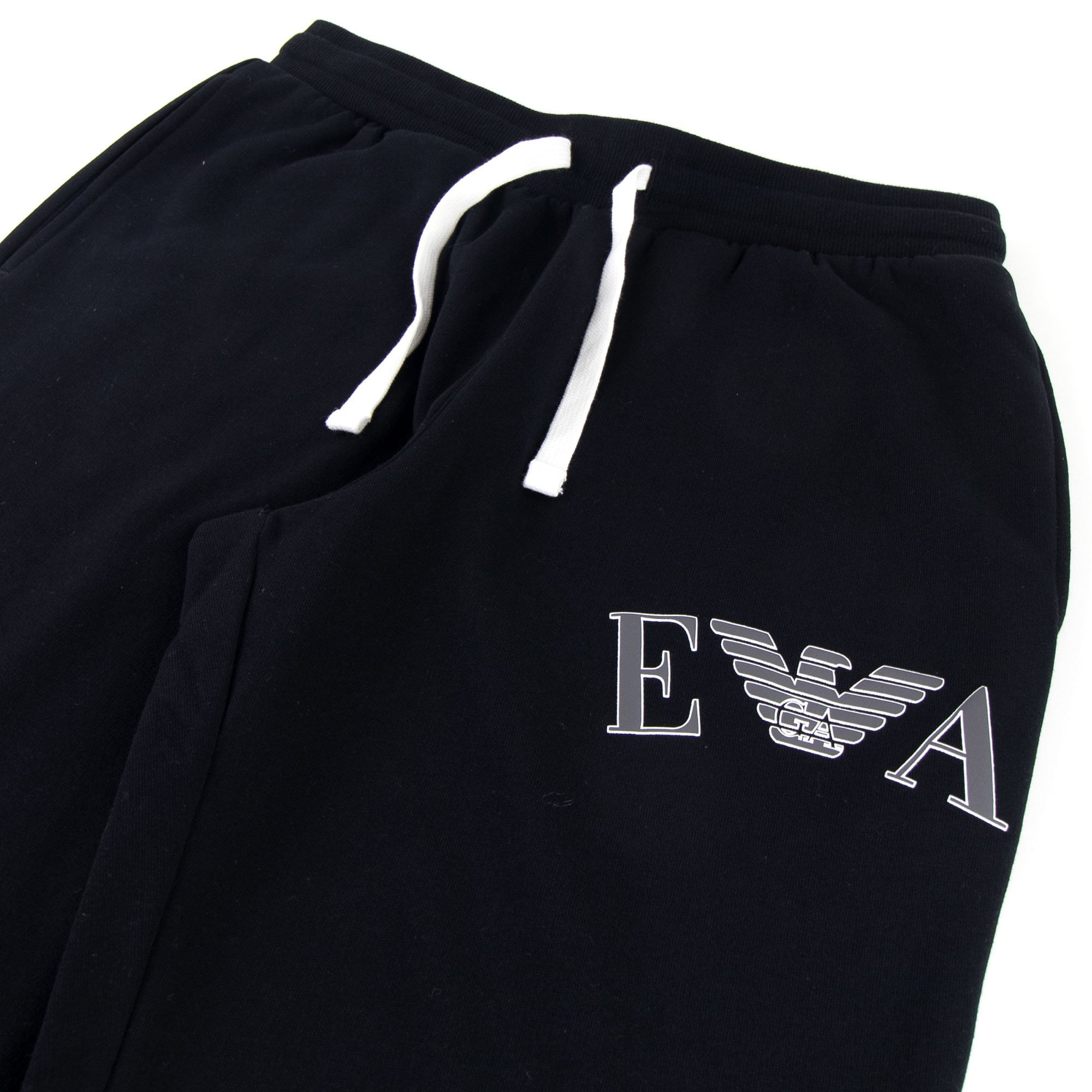 Emporio Armani EA Logo Tracksuit Bottoms Black
