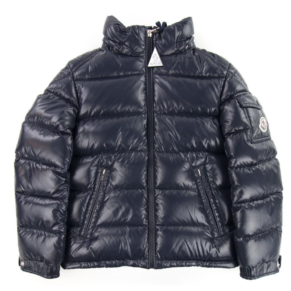 Moncler Junior New Maya Giubbotto Down Jacket Navy 742