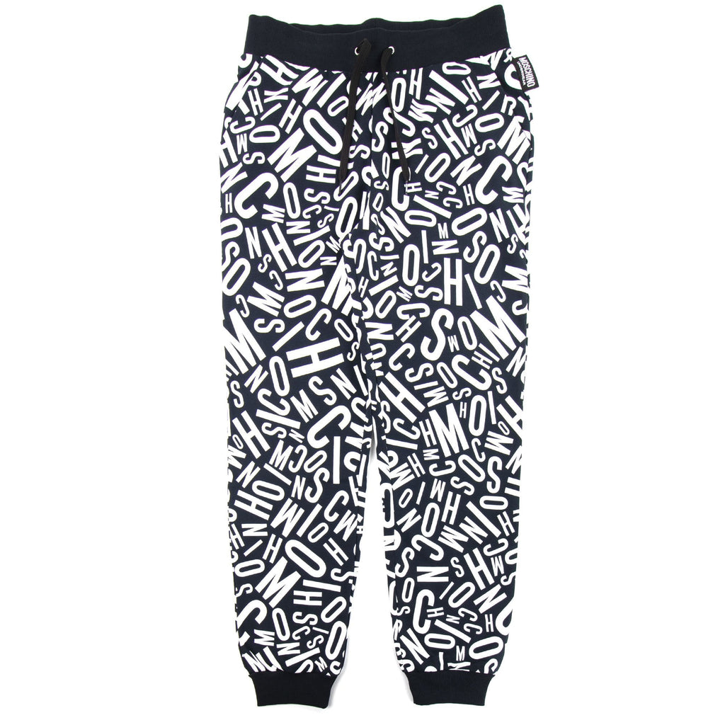 Moschino Underwear All Over Logo Bottoms Black