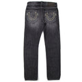 True Religion Geno Stitch Logo Jean Grey Black