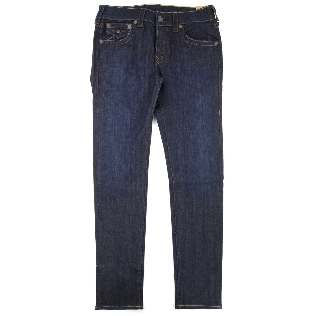 True Religion Rocco W/flap Relaxed Skinny Dark Denim