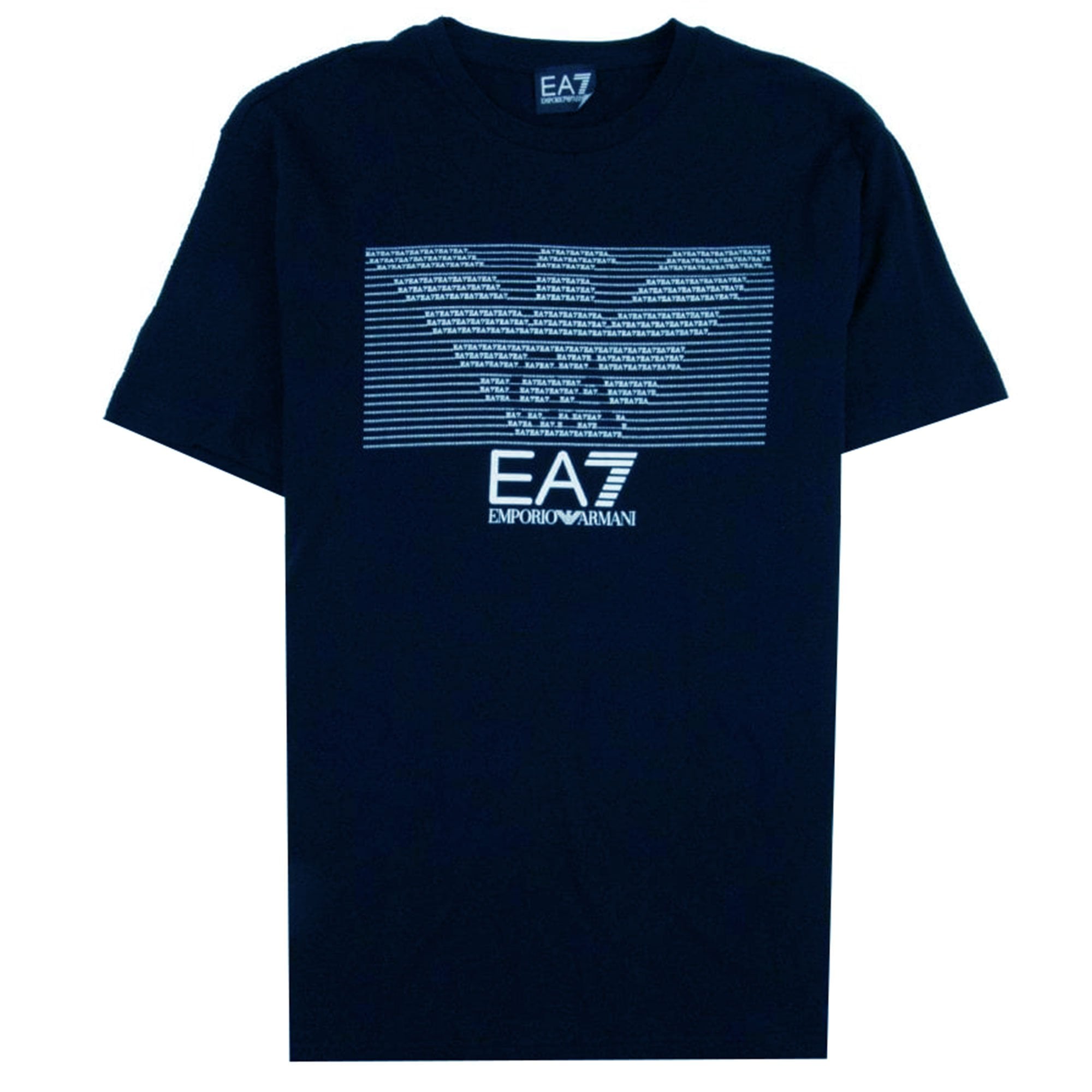 EA7 Letter Eagle Logo T-shirt Dark Blue