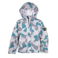Stone Island Junior Camo Ice Jacket Antic Silver