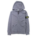 Stone Island Junior Zip Hooded Sweatshirt Grey 0063