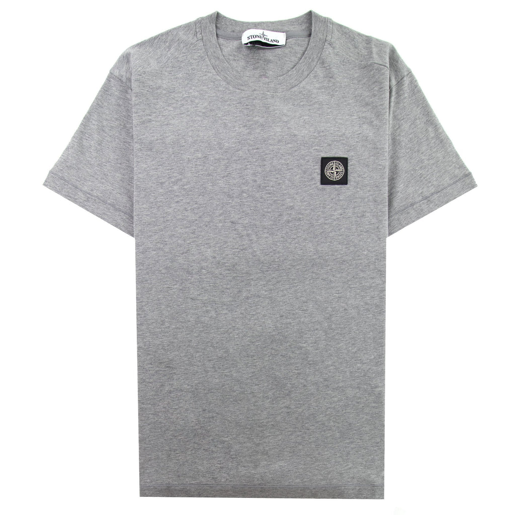 Stone Island 24113 Logo T-shirt Grey V0M64