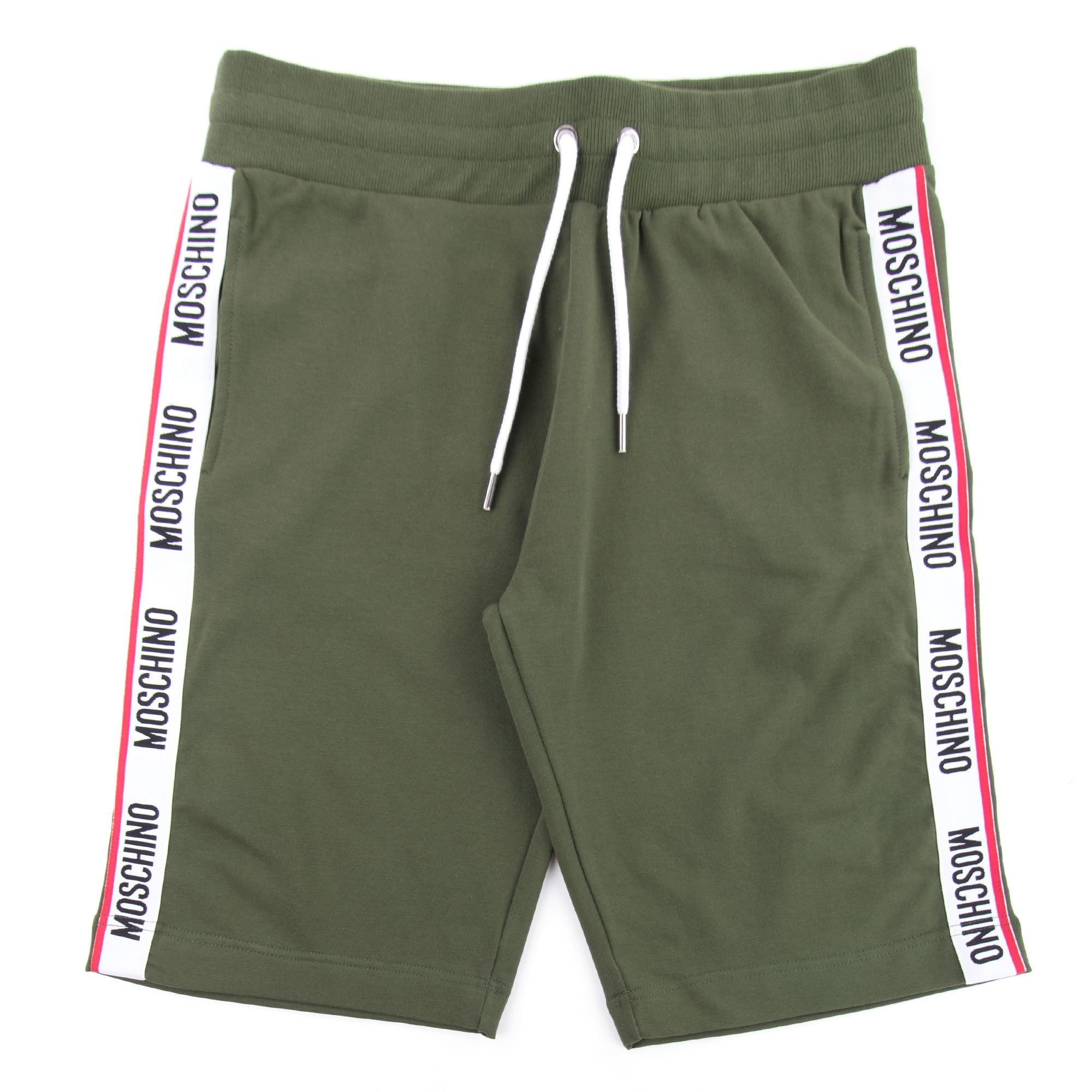 Moschino Underwear Logo Tape Shorts Khaki 0430
