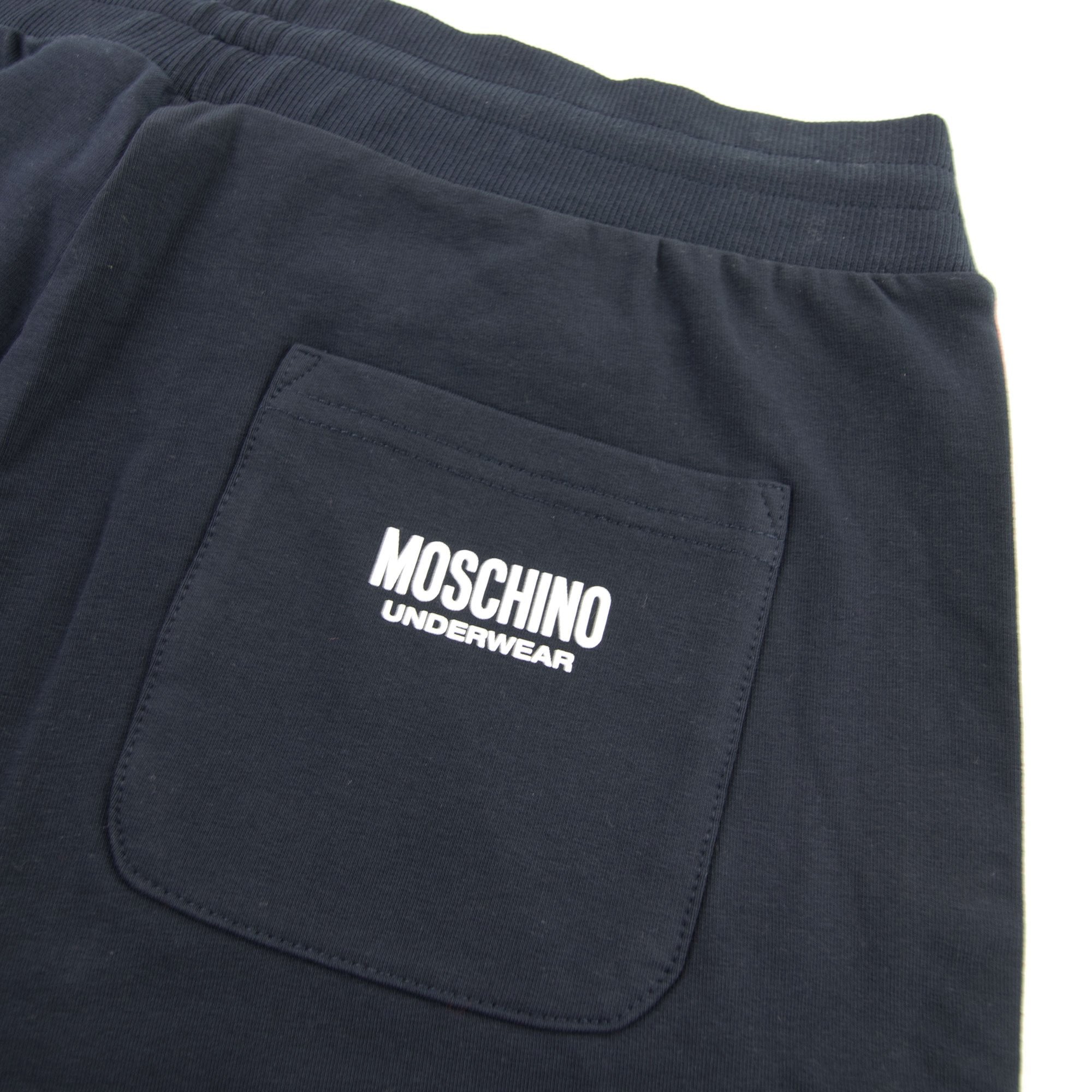 Moschino Underwear Logo Tape Shorts Navy 0290