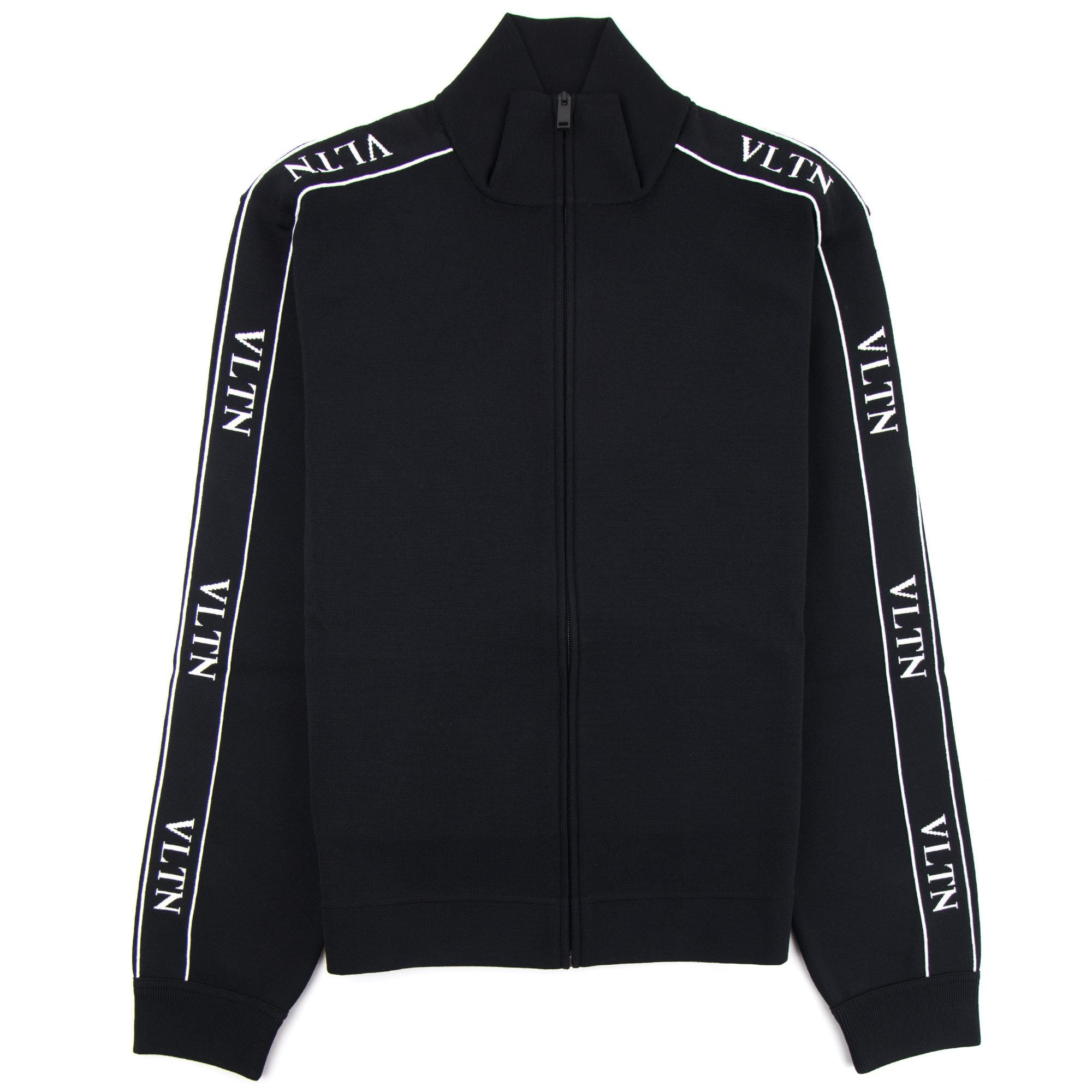 Valentino VLTN Viscose Zip Up Sweatshirt Black | ONU – Onu