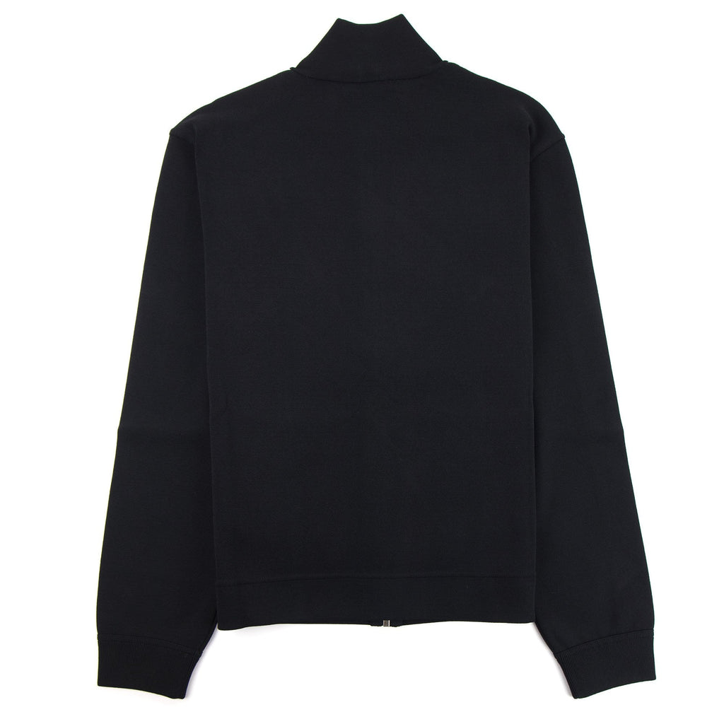 Valentino VLTN Viscose Zip Up Sweatshirt Black