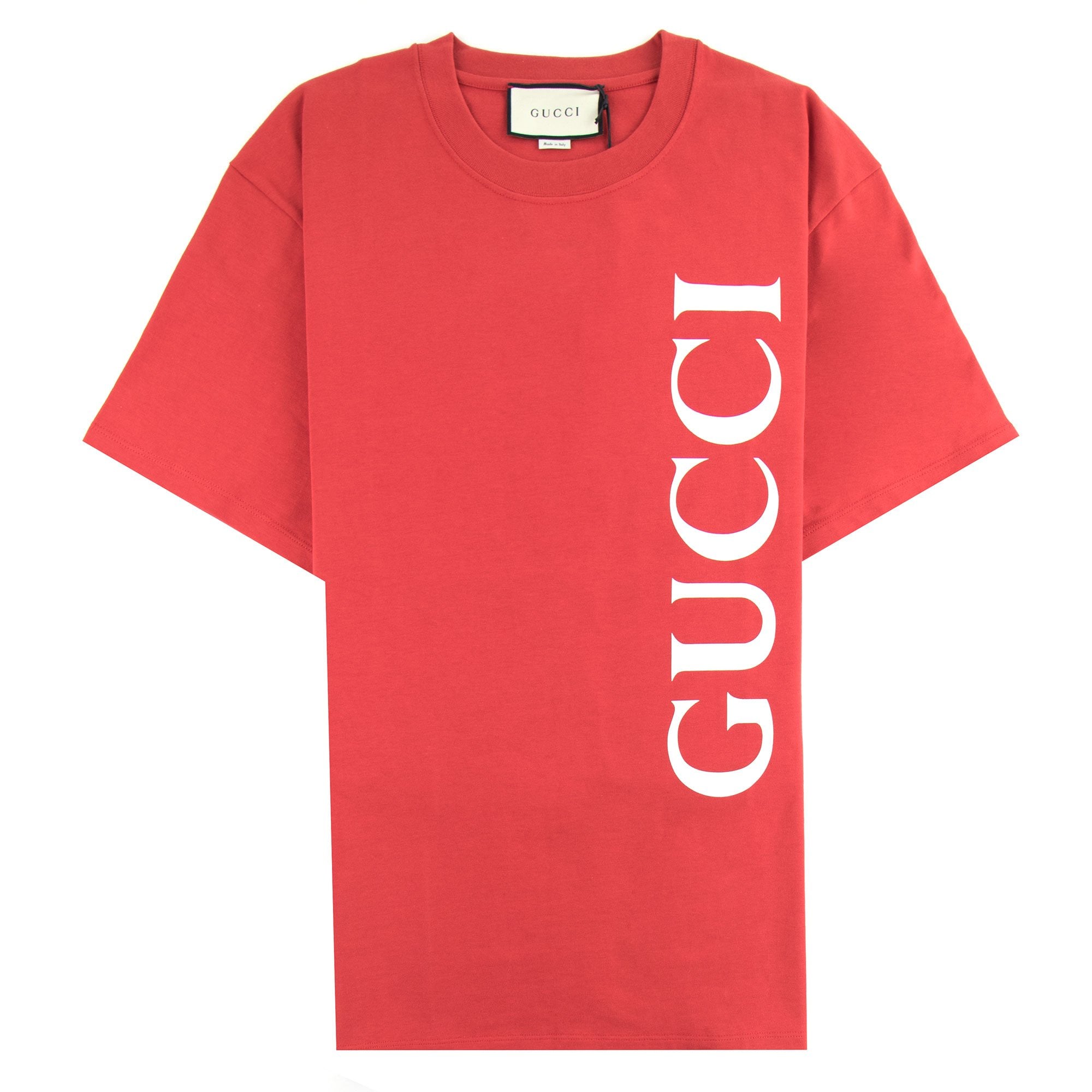 Gucci Print Oversize T-shirt Red