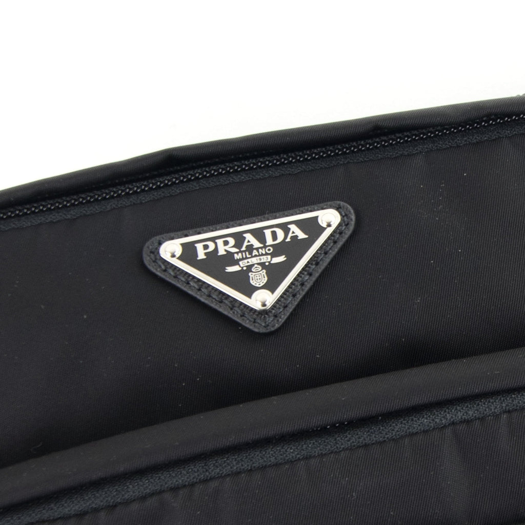 Prada Logo Technical Belt Bag Nero