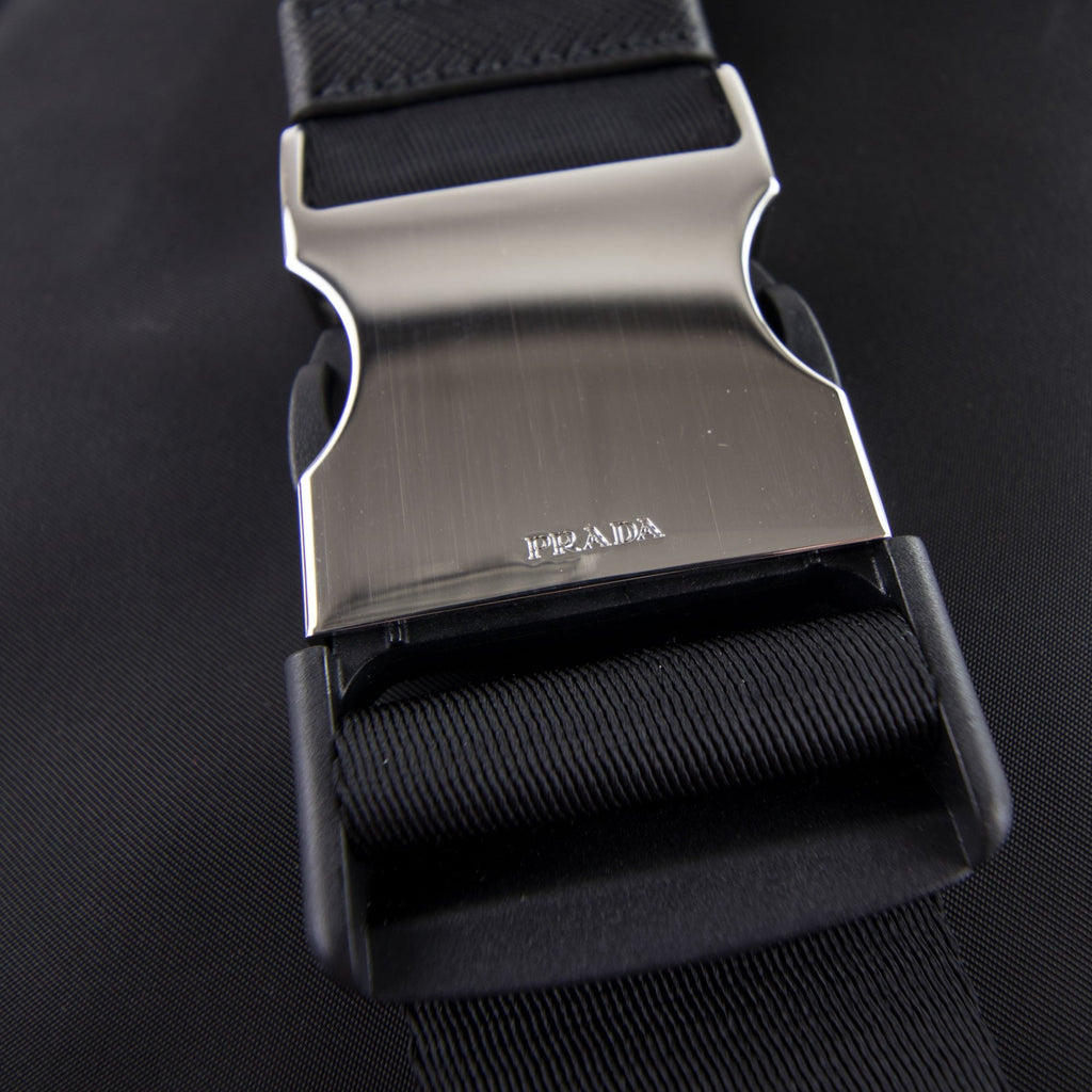 Prada Logo Technical Belt Bag Nero