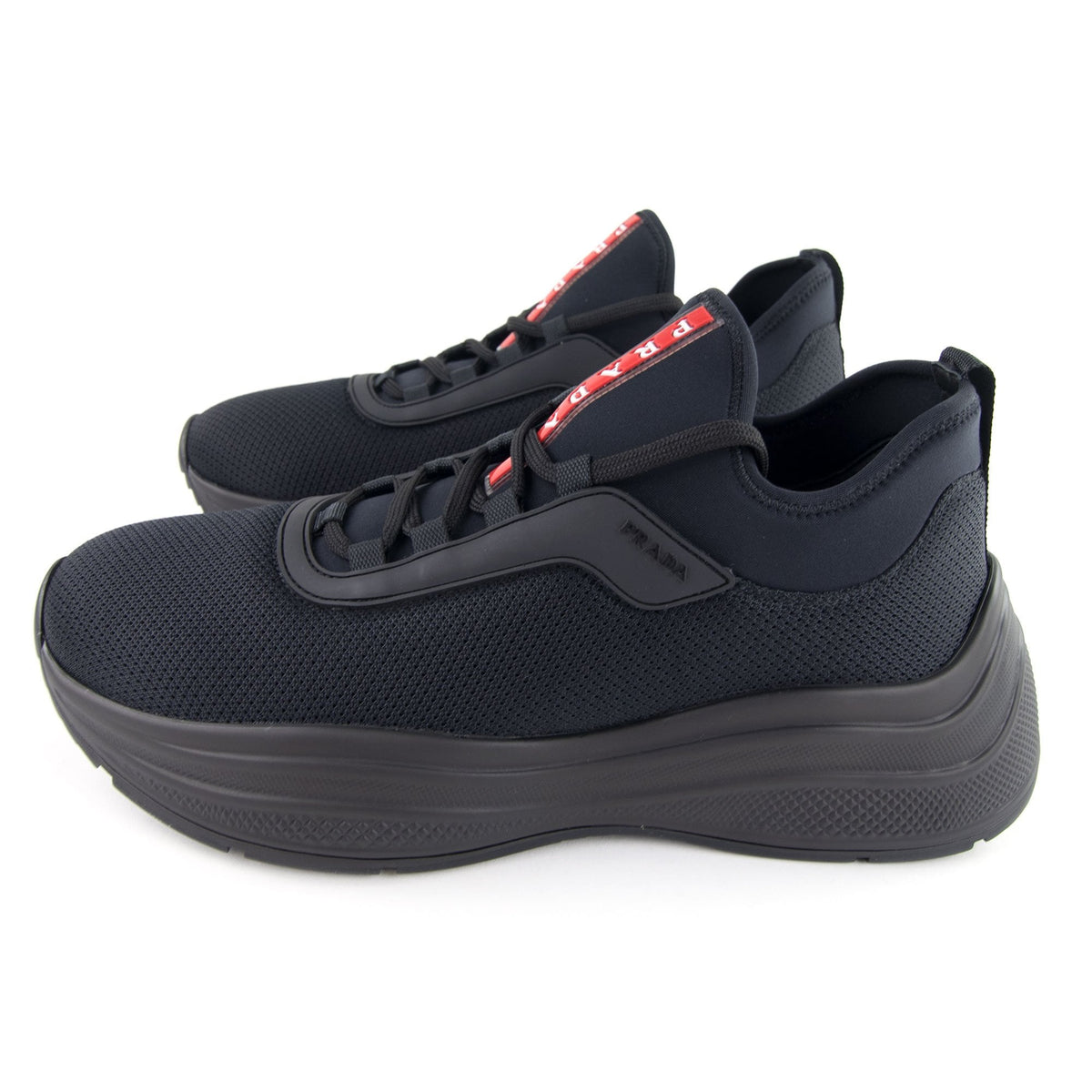 Prada Mesh And Neoprene Sneaker Nero | ONU – Onu