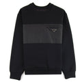 Prada Technical Logo Sweatshirt Black