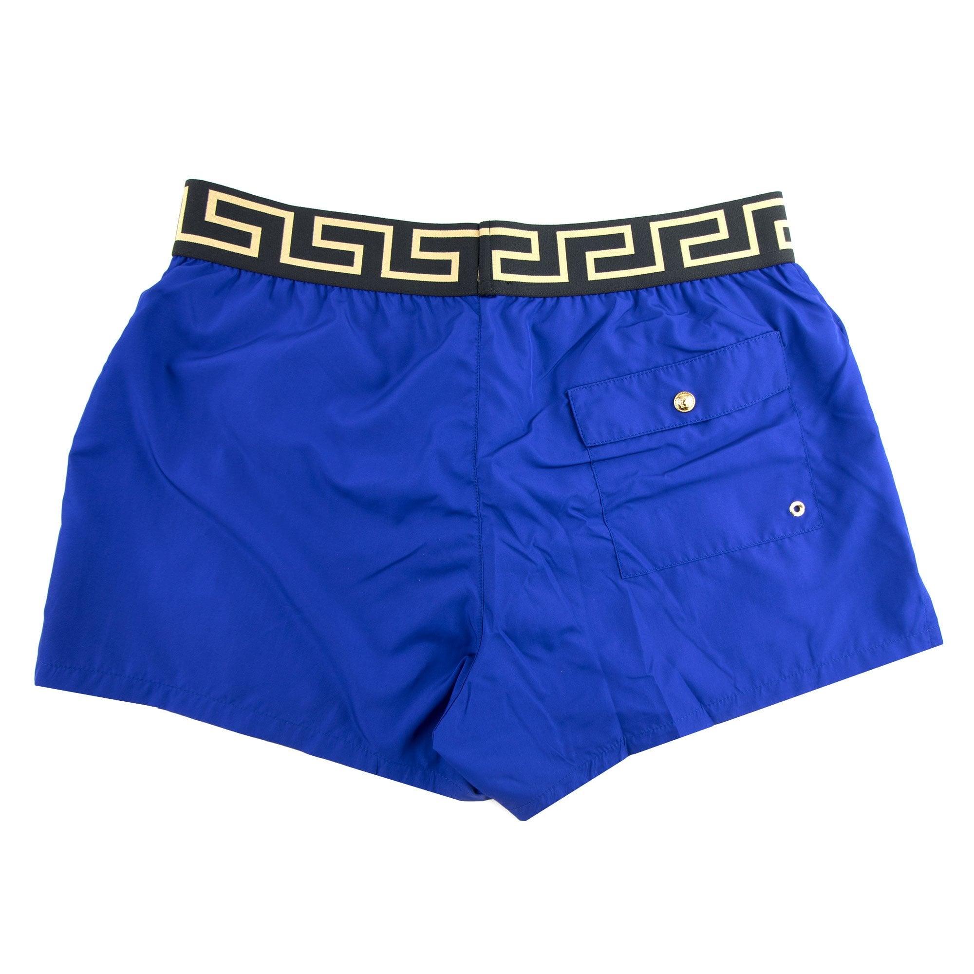 Versace Medusa Waistband Swim Shorts Bluette