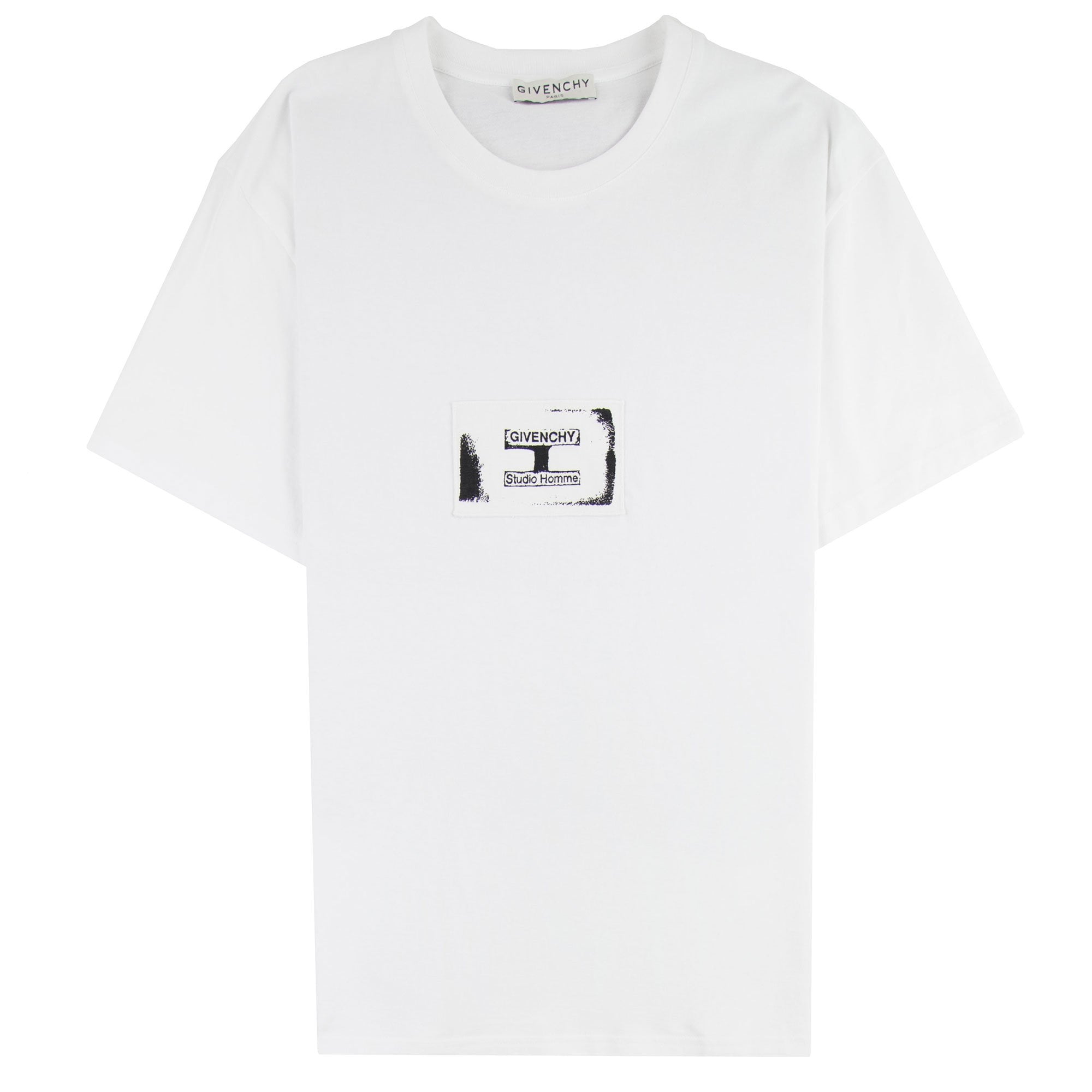 Givenchy Studio Homme Patch Regular Fit T-shirt White