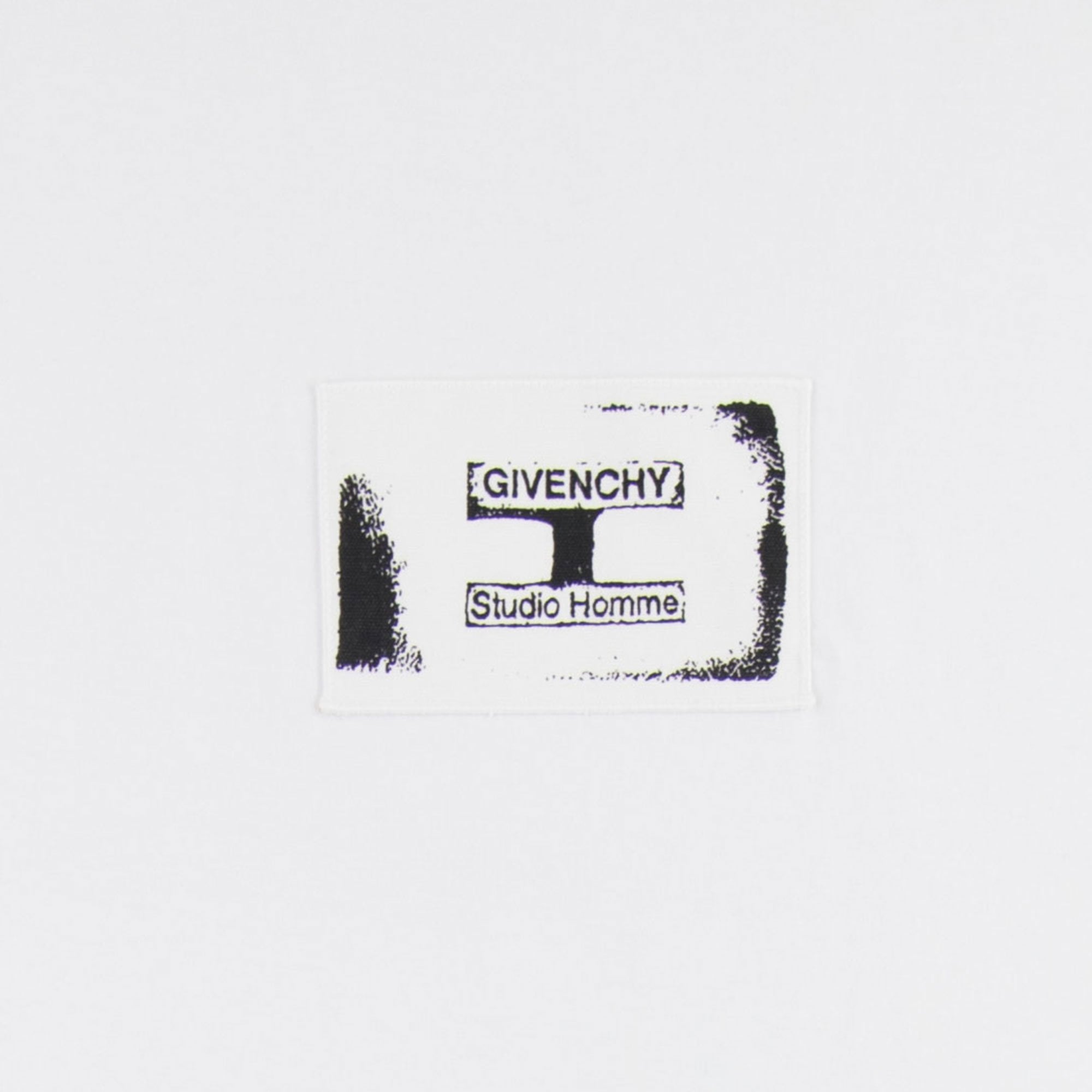 Givenchy Studio Homme Patch Regular Fit T-shirt White