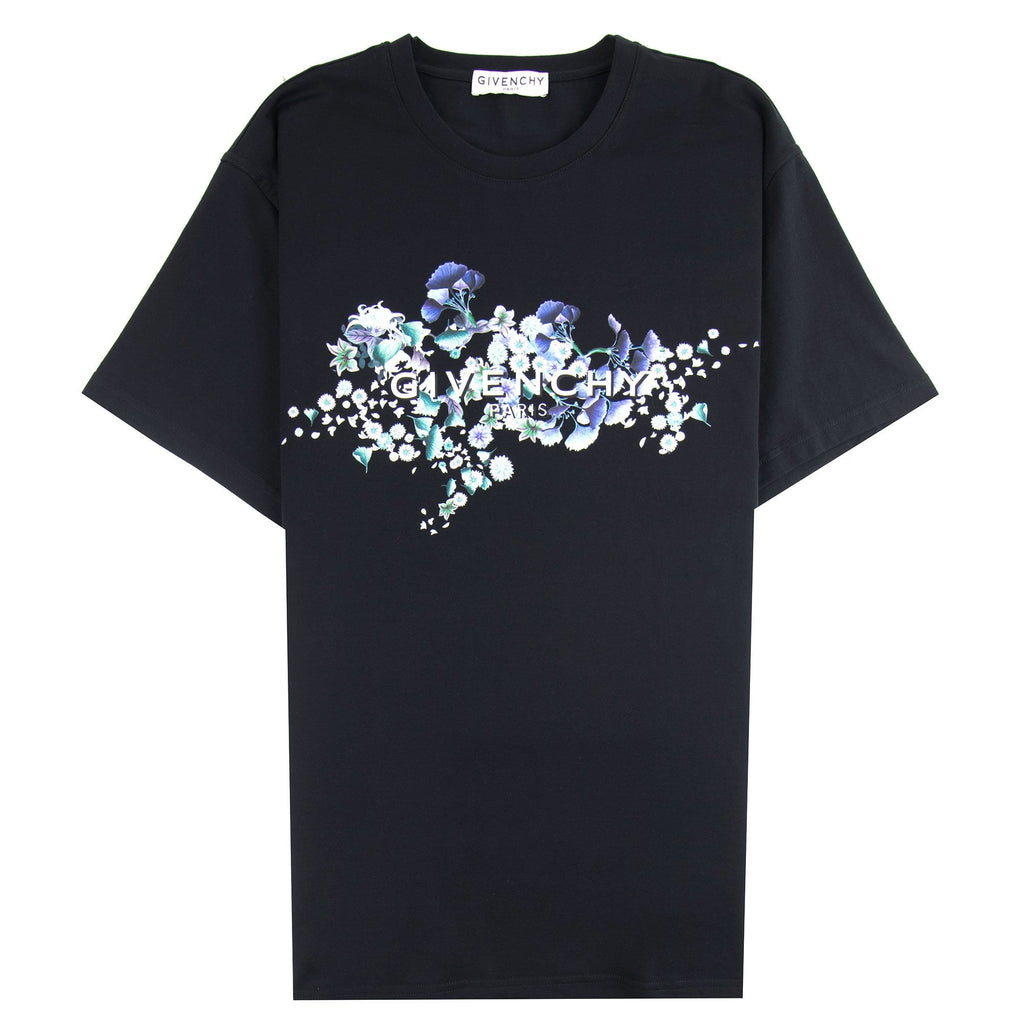 Givenchy Flowers Regular Fit T-shirt Black
