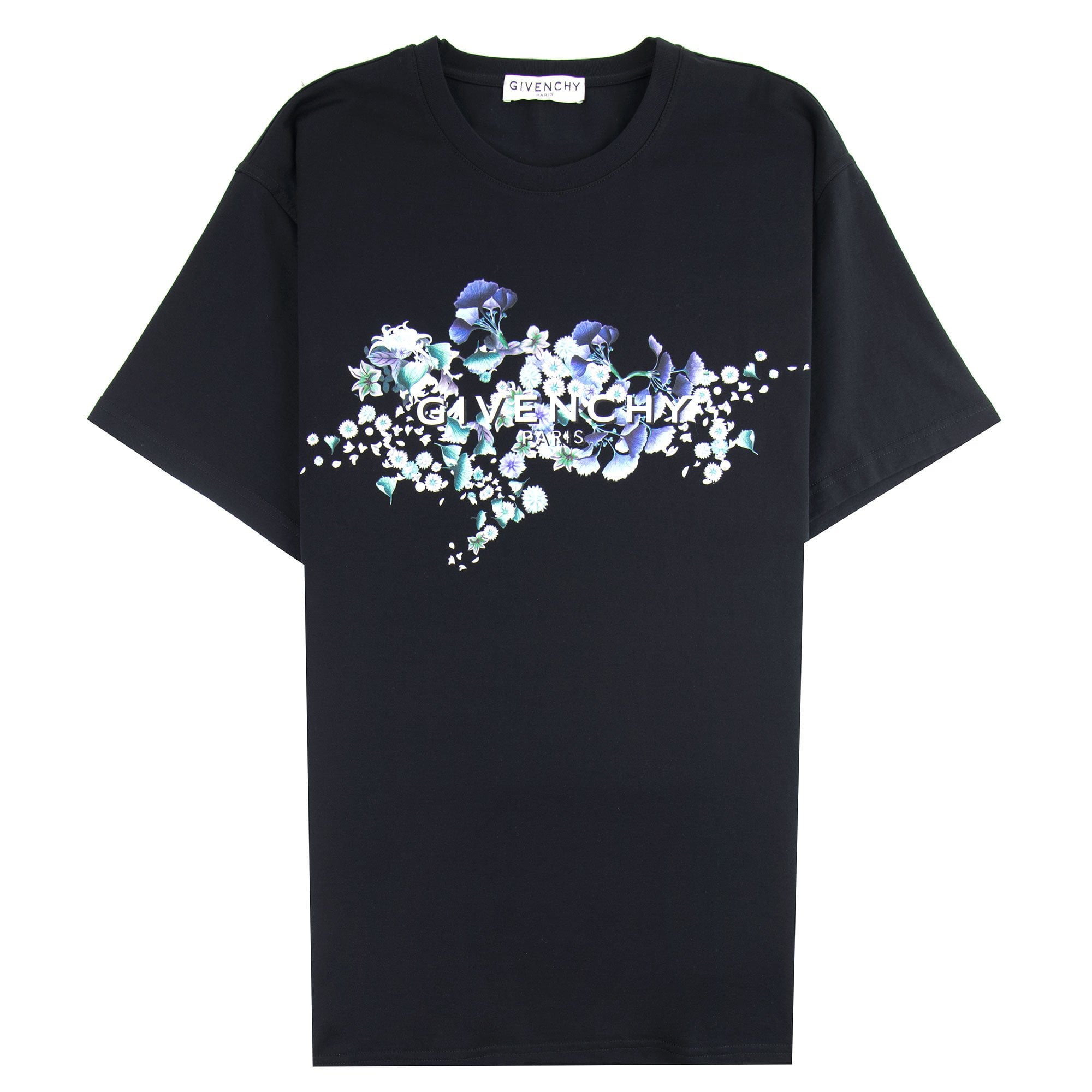 Givenchy Flowers Regular Fit T-shirt Black