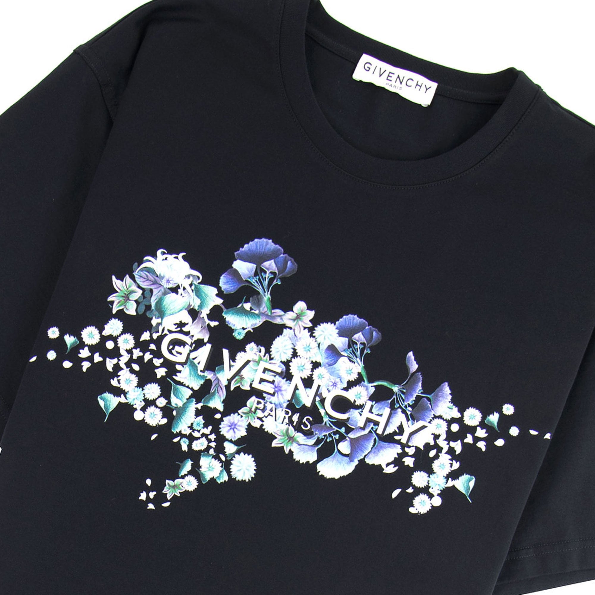 Givenchy Flowers Regular Fit T-shirt Black