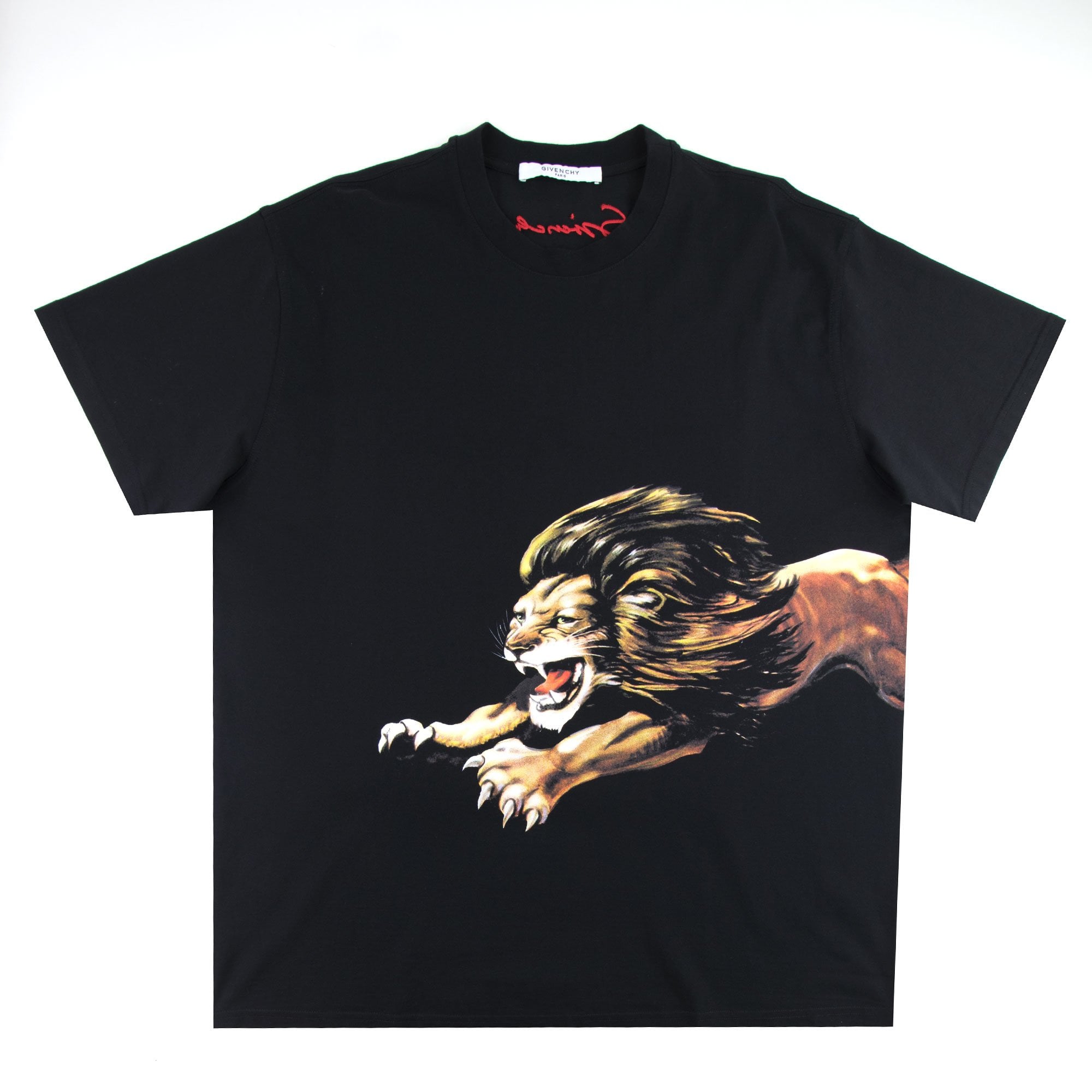 Givenchy Lion Print Oversized Fit T-shirt Black | ONU – Onu