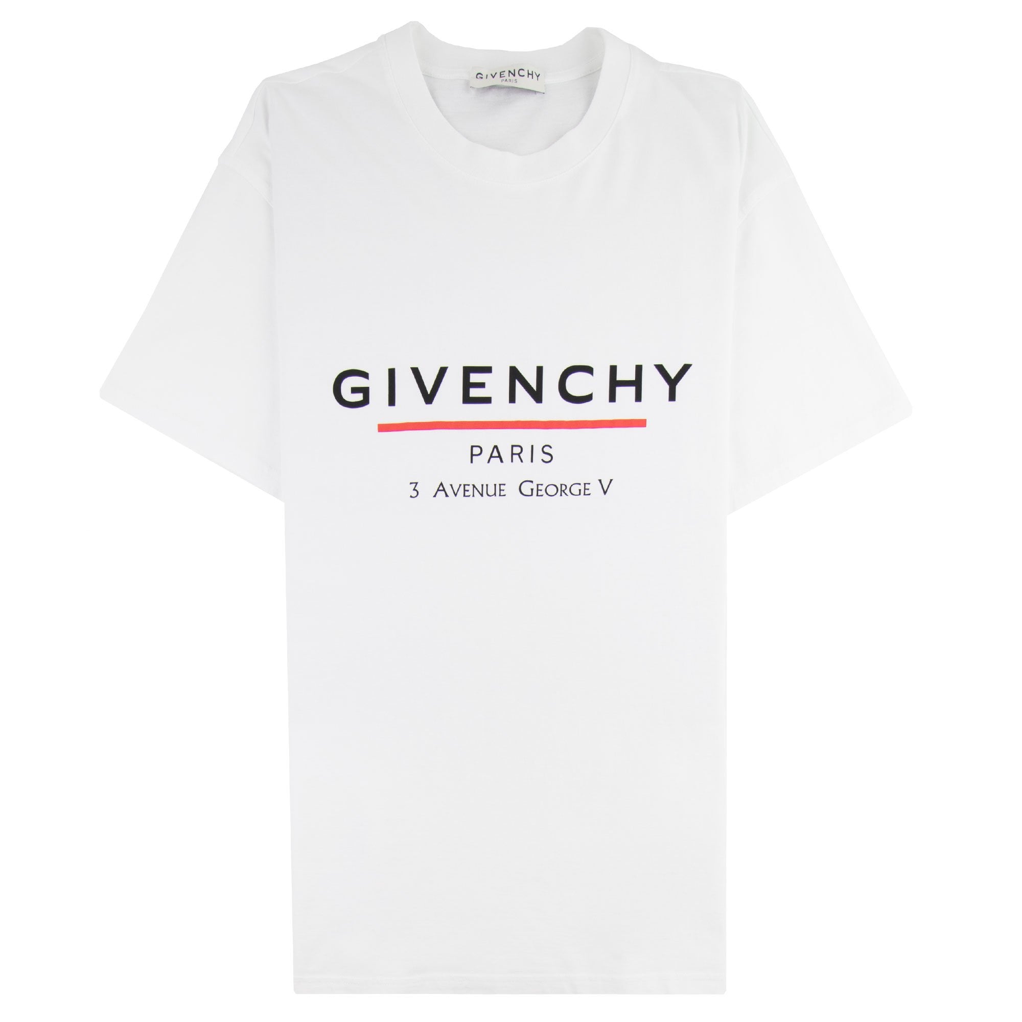 Givenchy Label Oversized T-shirt White
