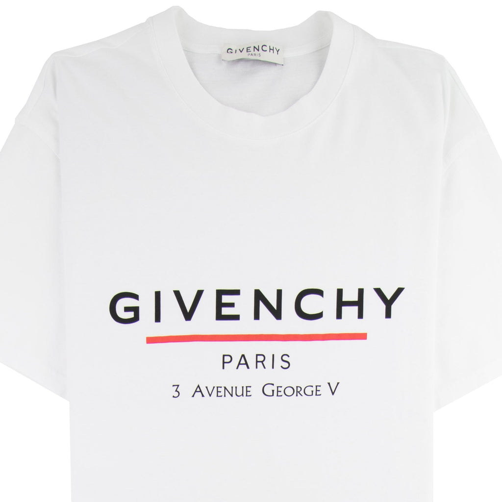 Givenchy Label Oversized T-shirt White