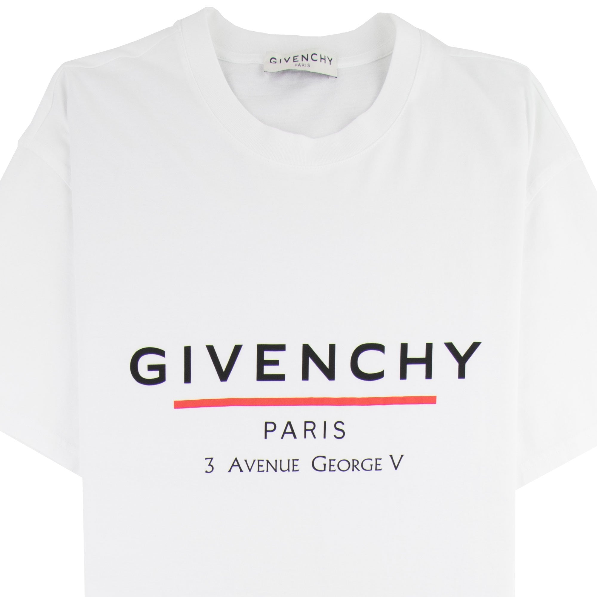 Givenchy Label Oversized T-shirt White