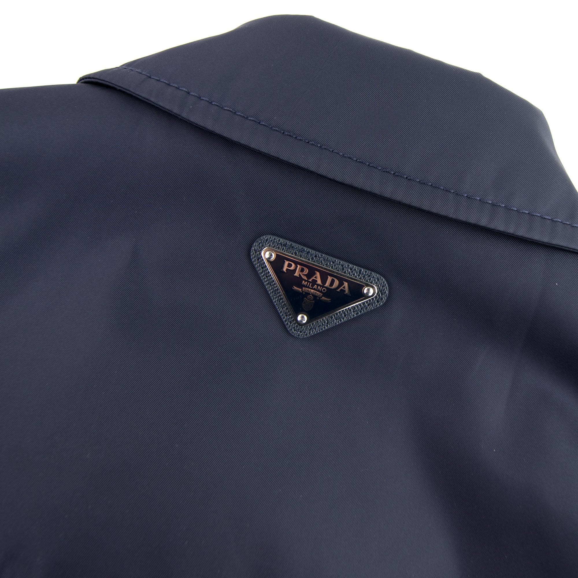Prada Nylon Gabardine Blouson Coach Jacket Navy